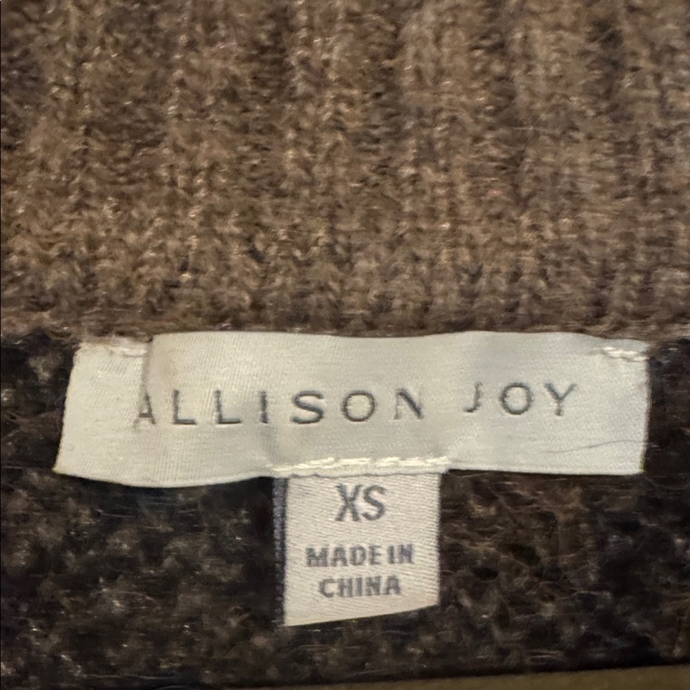 Allison Joy Animal Print Cardigan in Brown and Black - Picture 3 of 4